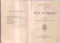 ALLE SORGENTI