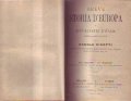 BREVE STORIA D'EUROPA E SPECIALMENTE D'ITALIA DALL'ANNO 476 AL 1878